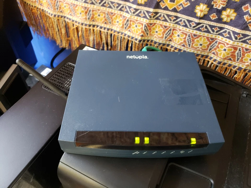 Netopia 3347WG DSL WI-FI Router Modem & OTHER BRANDS UL, SA, CE | DISTRIBUTOR - Image 2 of 4