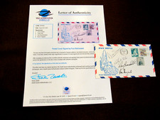 DICK SCOBEE SALLY RIDE THAGARD STS NASA ASTRONAUTS SIGNED AUTO COVER ZARELLI LOA