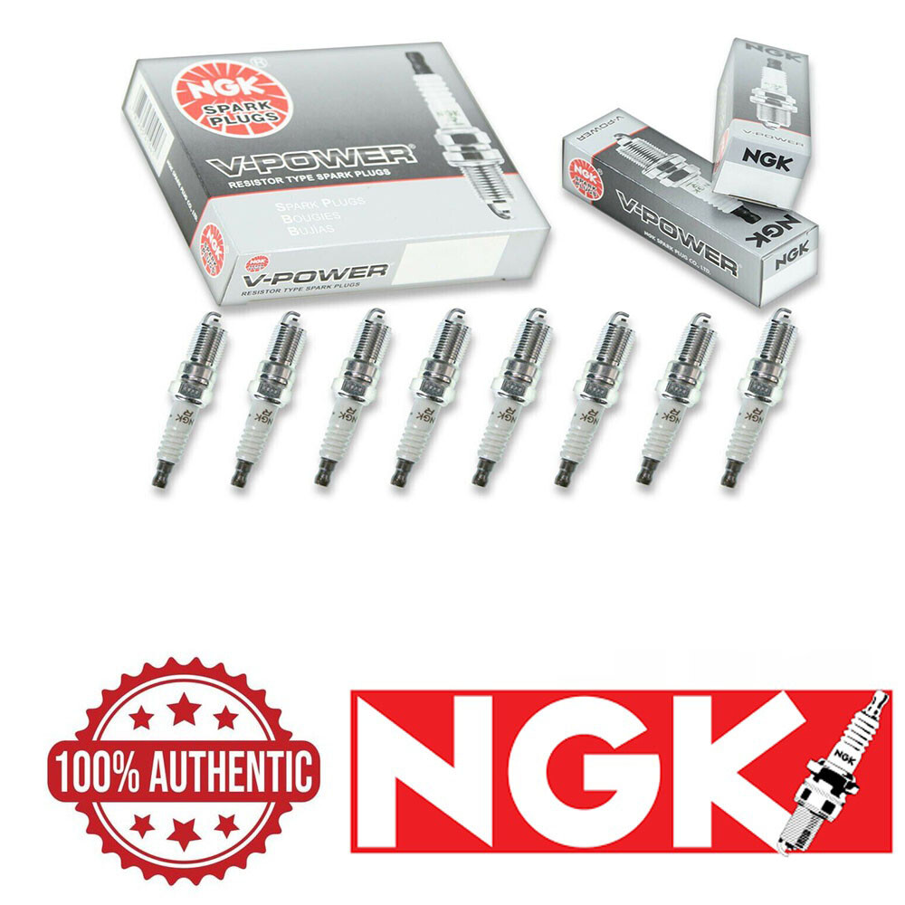 SET OF 8 NGK 4177/TR6 V-POWER PREMIUM COPPER SPARK PLUGS