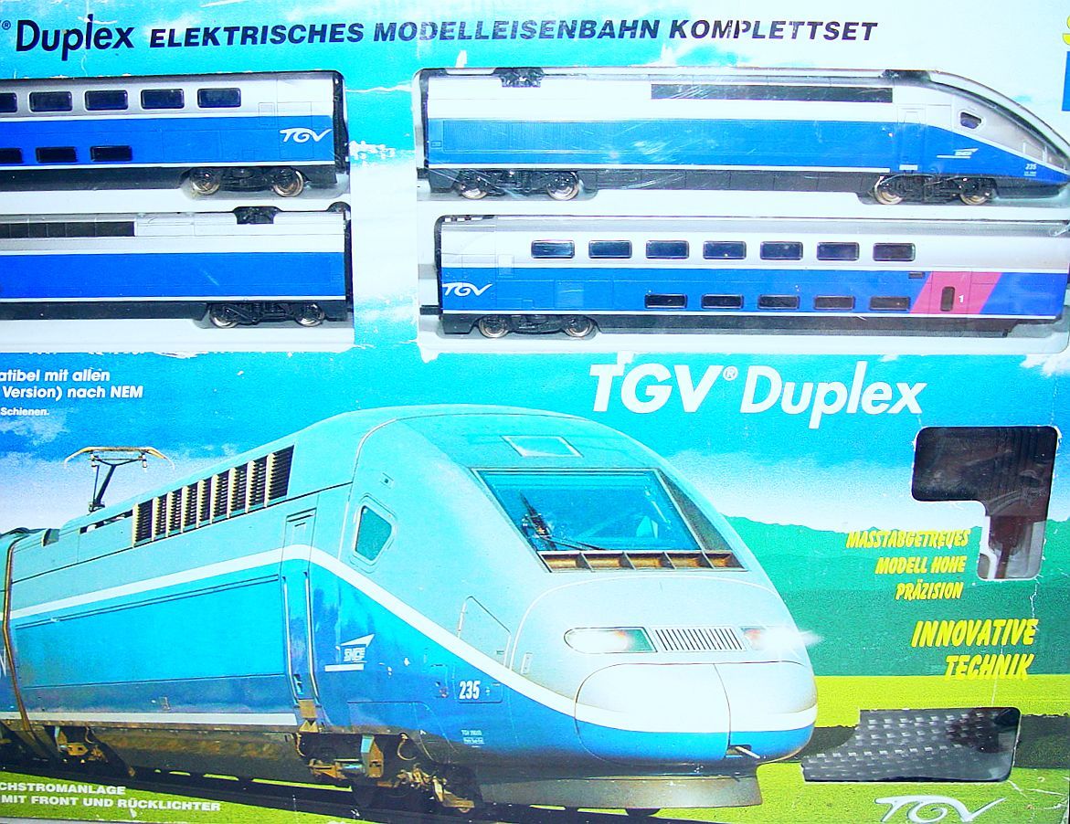 Motrice TGV Duplex N°235 Mehano Junior – Échelle HO – Analogique – Occasion