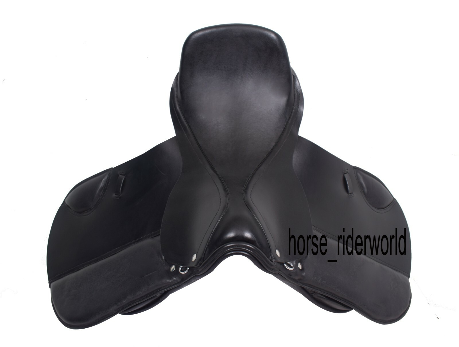 Genuine Leather Jumping Close Contact Horse Saddle Size 15" To 18" Inch eBay