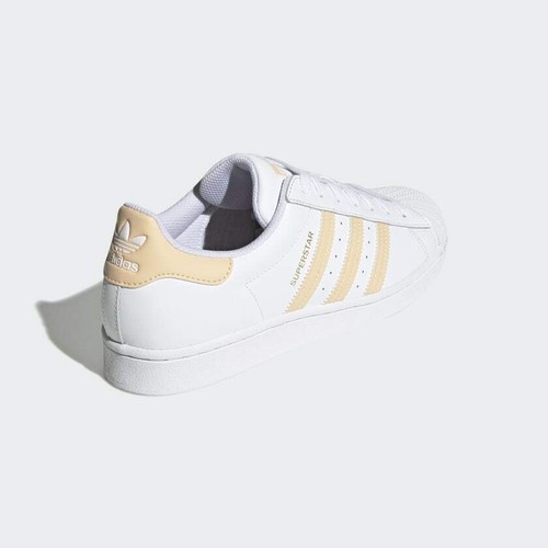 Adidas Originals Men's Superstar Shoes | White/Glow Orange/Glow Pink | 8.5 M - Picture 4 of 8