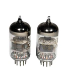 MATCHED PAIR 6N23P /E88CC/6DJ8 VOSKHOD PLANT ROCKET GOLD GRID/ NEW QTY-2