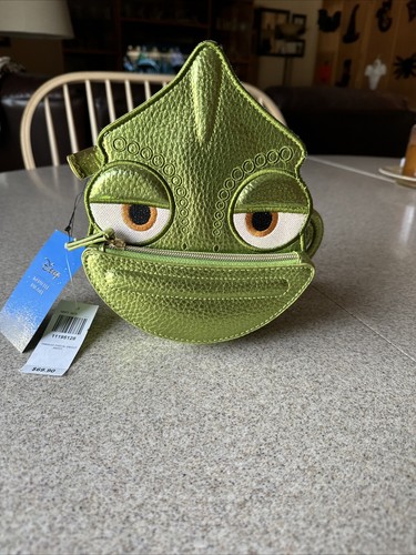 RARE Disney Tangled PASCAL Chameleon Danielle Nicole Die-cut Purse New