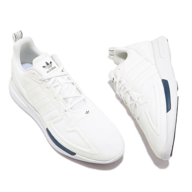 Size 5.5 - adidas ZX 2K Flux White Tech Indigo for sale online | eBay