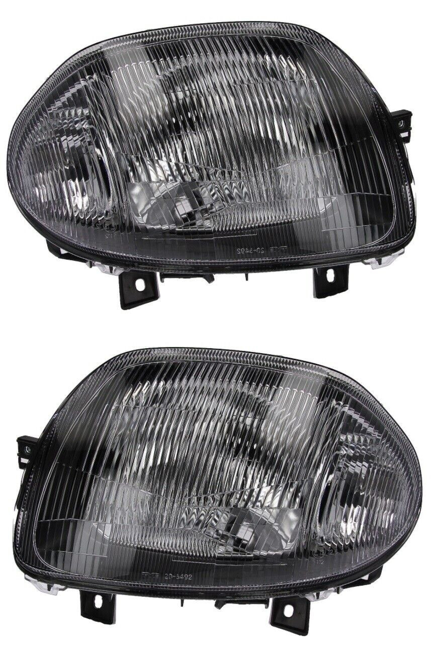 Phares avant Renault Clio II Phase 1 optique gauche droite 1998 2001