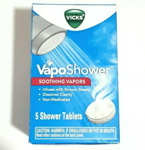 Vicks VapoShower Soothing Vapors Tablets 5 Count for sale online eBay
