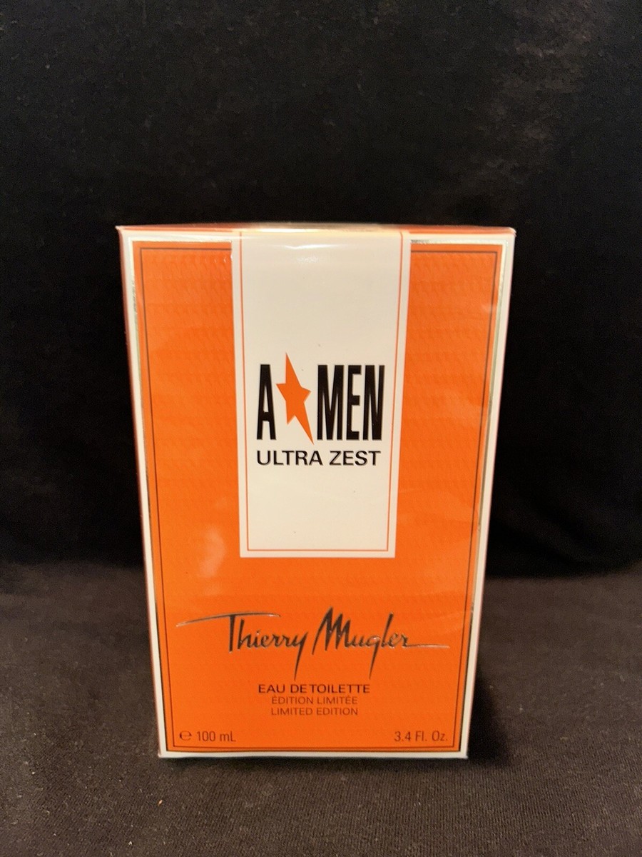 Amen Ultra Zest Mugler EDT 3.4 oz 100ml DISCONTINUED NEW AND