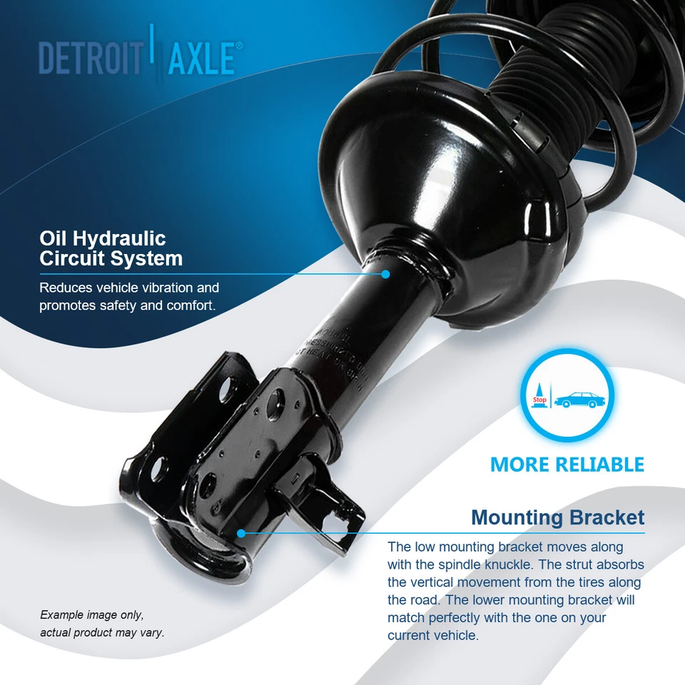 4 piezas puntales delanteros y eslabones de barra estabilizadora para 1998 1999 2000 2001 2002 Subaru Forester Foto 3 de 4