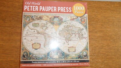 Peter Pauper Press ''Alte Welt'' 1000-teiliges Puzzle NEU Kostenloser Versand