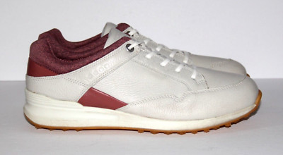 Women's ECCO Golf Street Retro HydroMax Spikeless Beige 7-7.5  US; 38 EUR Wide