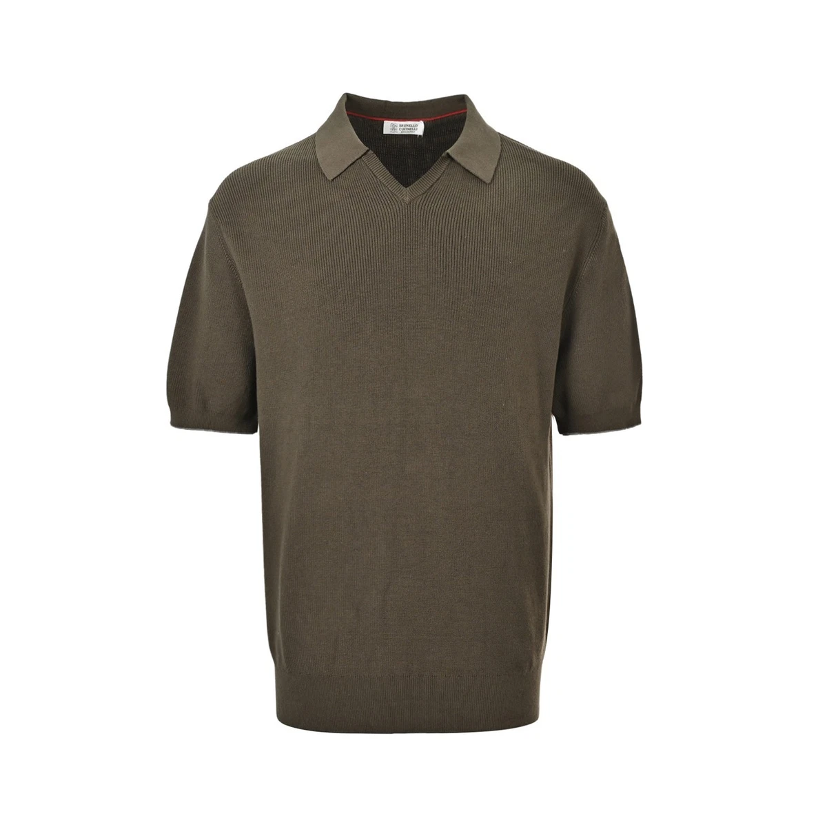 本日限定Cotton Knit Short-Sleeve Polo オリーブ 1 Short Sleeve Polos for Men for Sale - eBay