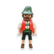 Playmobil Figur Mann Bergsteiger Wanderer Almführer Gebirge Wanderweg Almhütte