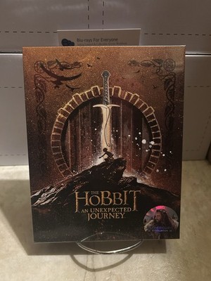 NEW The Hobbit An Unexpected Journey Full Slip SteelBook Blufans 2012 ShpNextDay