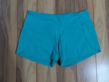 EUC! Lululemon Speed Shorts In Sea Green Size 6