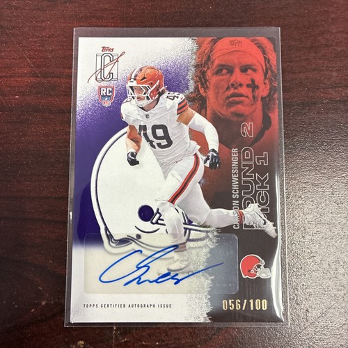 2025 Topps Signature Carson Schwesinger Rookie Class Autographs (RAW)