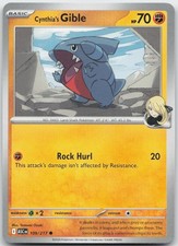 Cynthia's Gible 109/217 Ascended Heroes Pokemon
