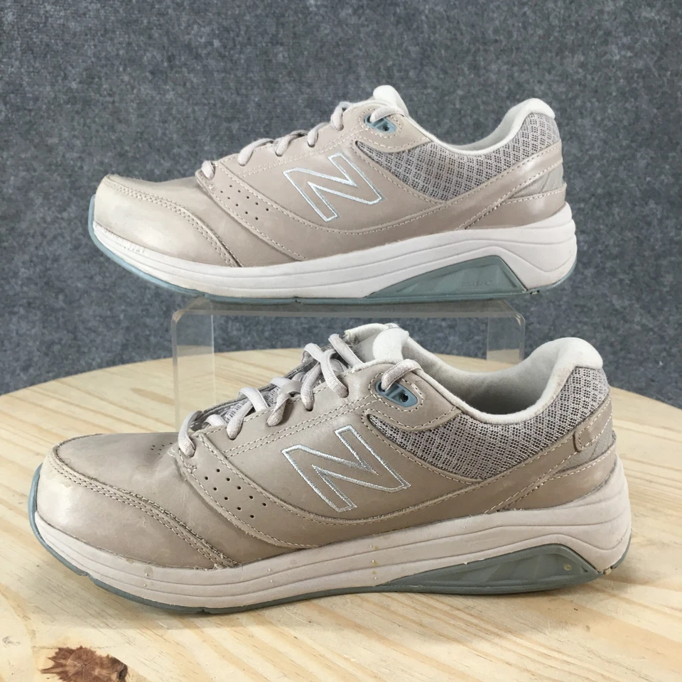 New Balance Zapatos Mujer 9 B 928v3 Tenis para Caminar Beige Con Cordones Bajo WW928GR3 Foto 2 de 4