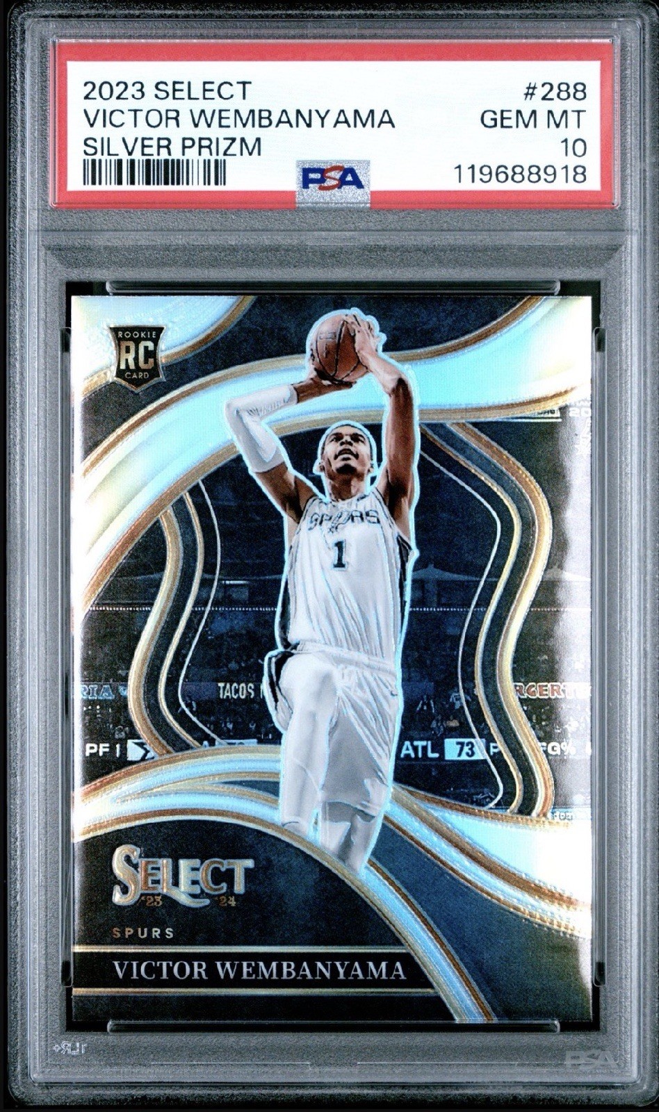 Victor Wembanyama 2023 Select #288 Courtside Silver Price Guide