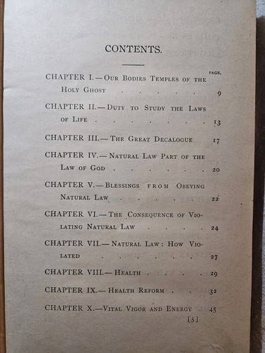 1897 Ellen G White early compilation on Healthful Living First Edition - Foto 8 di 17