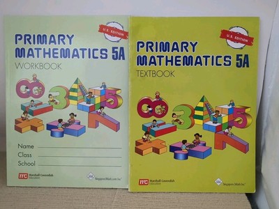 Singapore Math primary mathematics 5A Set (US Edition) Textbook/Workbook 