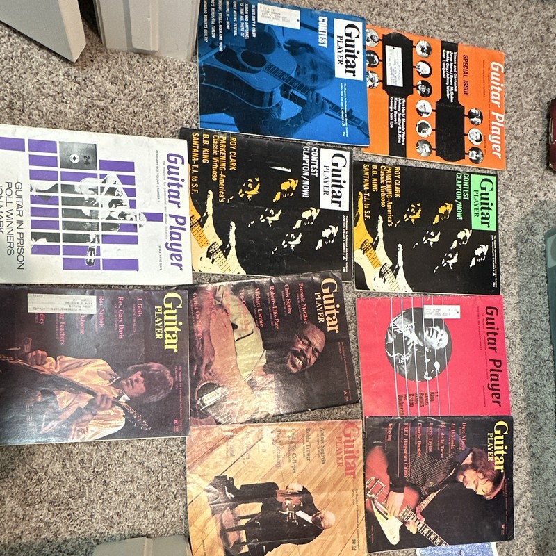 Guitar Player Magazine Lot, Multiple Issues, English, Guitar & Music