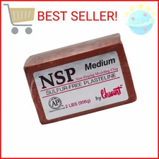 Chavant NSP Medium - 2 Lbs. Professional Oil Based Sulfur Free Sculpting Clay- B