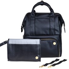 Diaper Bag Backpack with Handles - Includes Changing Pad Stroller Straps, S...