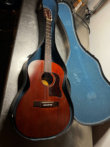 1960's Herk Favilla F5 Mahogany Acoustic Guitar