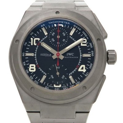IWC WATCH INGENIEUR CHRONOGRAPH AMG IW372503 AUTOMATIC BLACK DIAL TITANIUM MEN'S