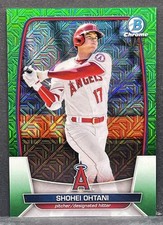 2023 Bowman Chrome Mega Box - Shohei Ohtani - #51 Green Mojo Refractor /99