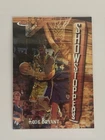 1997-98 Topps Finest Show Stoppers Kobe Bryant with coating card 262