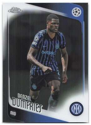 Denzel Dumfries Topps Chrome UEFA Club Competitions 145 Inter Milan 2025-26