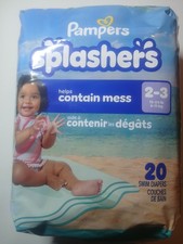 Pampers Splashers Disposable Swim Pants Jumbo Pack - Size 2-3 - 20ct