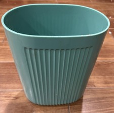 Vintage Bathroom Accesories Green Toothbrush Holder Soap Dish Trash Bin Acrylic