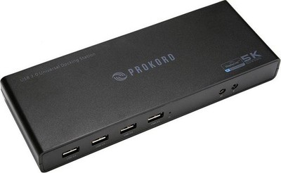 Prokord USB-C Universal Dockingstation Dual 4K 2x DisplayPort 2x HDMI 2x USB-C/A