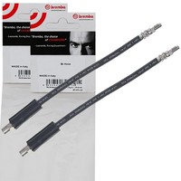 2X Brembo BremsschlÄUche Hinten Innen AM Bremssattel Beidseitig Passend FÜR