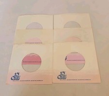 45 RPM 7" RECORD SLEEVES CO. SLEEVE 6 PACK SEE PHOTOS 20th-Century SLV357