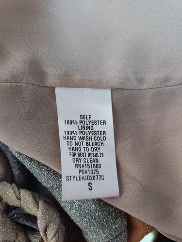 Storia Tunika Wickelkleid/Top lustig Glitzer feminin Unikat Gr. S 4-8 - Bild 9 von 10