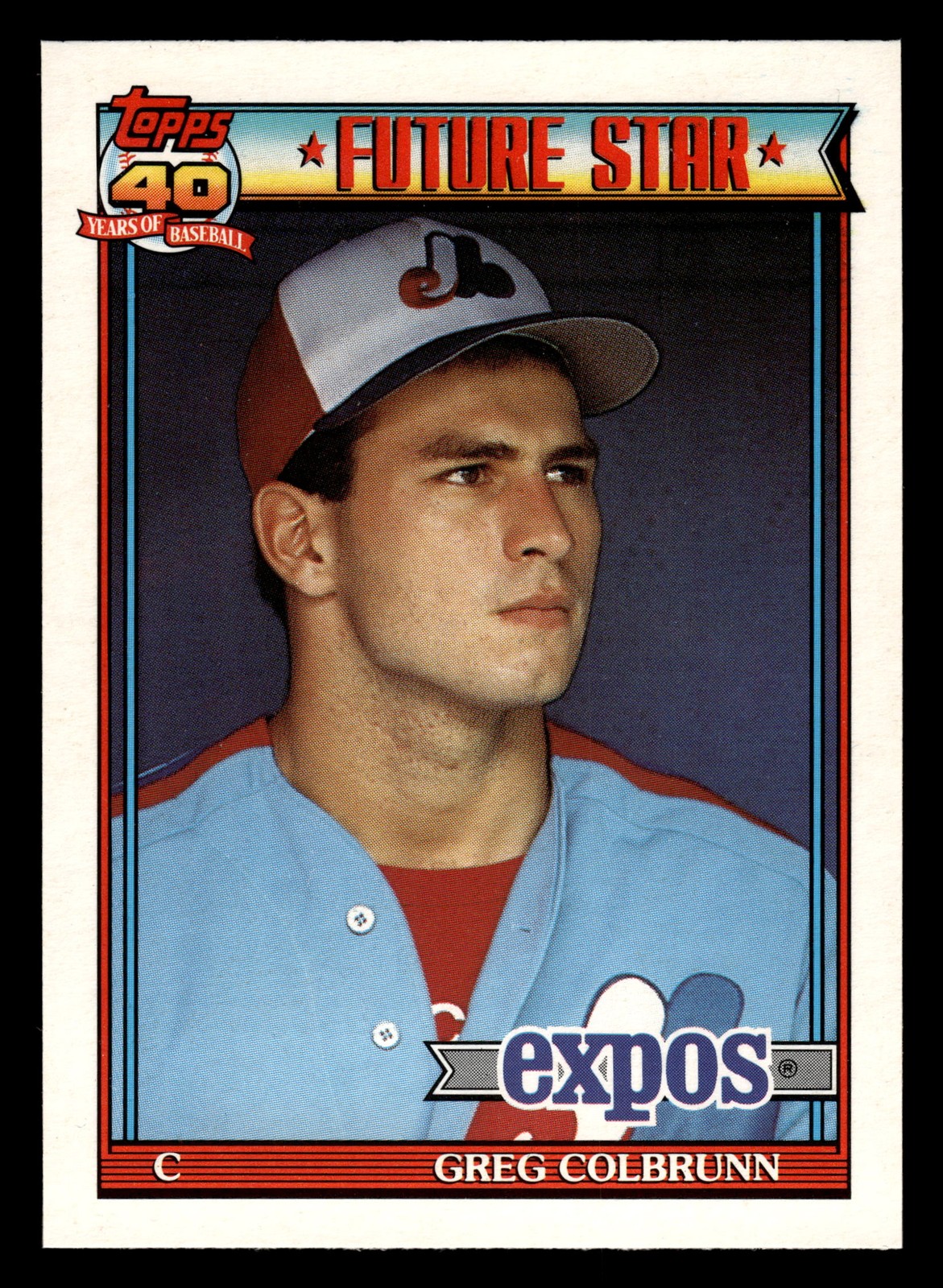 1991 O-Pee-Chee Greg Colbrunn #91 FUTURE STAR FACTORY SET FRESH OPENED BY ME