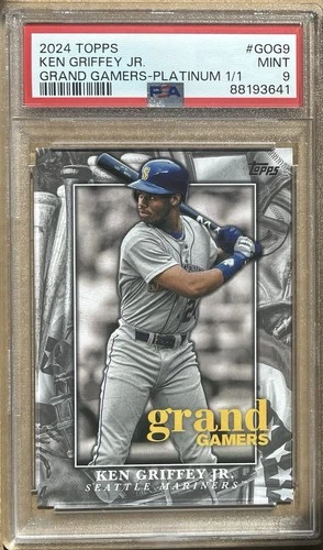 Ken Griffey Jr 2024 Topps Grand Gamers #GOG-9 PLATINUM #’d 1/1 🔥
