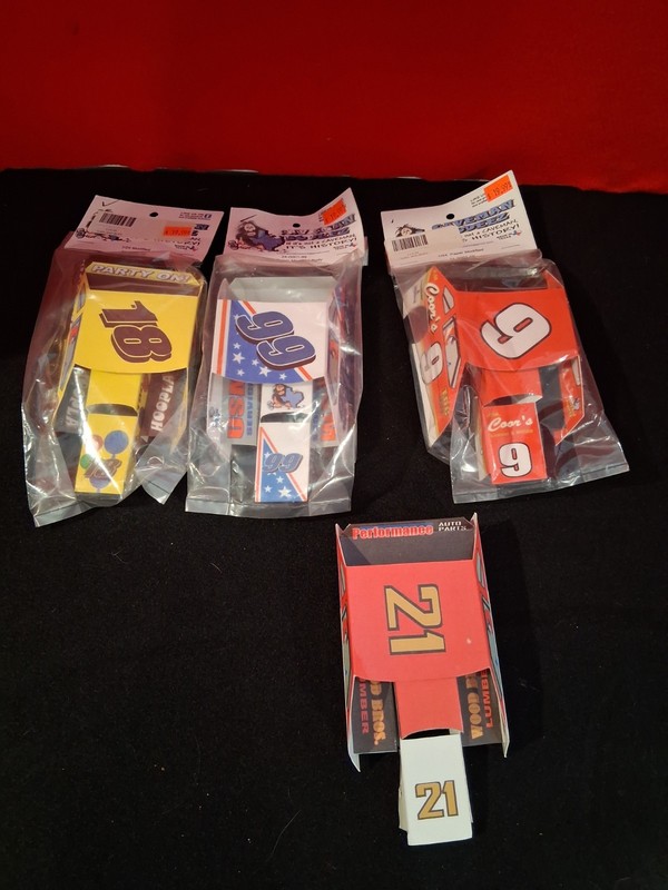 Lot of 4 Caveman Bodeez Paper /Cardboard Modified Bodies 