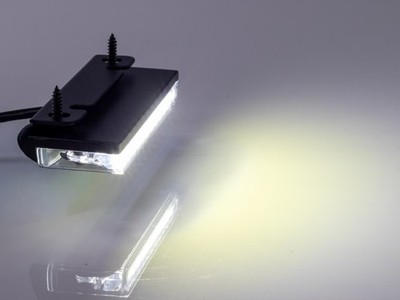 1x Euralight LED Rückfahrscheinwerfer mit Warnlicht Rücklicht Strassenzulassung