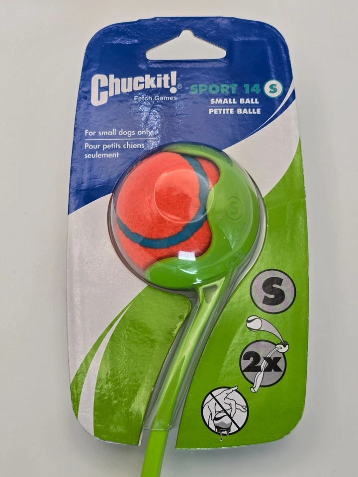 Chuckit! Brinquedo para cachorro lançador esportivo, cor verde-limão, brinquedo de mastigar 14S - Imagem 3 de 4