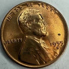 1955 S Uncirculated Lincoln Wheat Cent Exact Coin Imaged #LWC2507