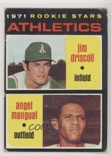 1971 Topps 1971 Rookie Stars Jim Driscoll Angel Mangual #317 0q1p