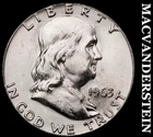 1963 Silver Franklin Half Dollar - Choice Gem Brilliant Unc+++  Lustrous  #i1863