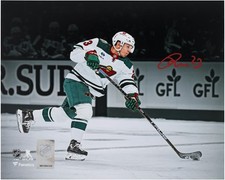 Marco Rossi Minnesota Wild Signed 8x10 Shooting Spotlight Photo
