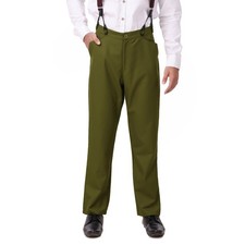 Steampunk Cosplay Costume Classic Victorian Men's Pants Trousers Pesto