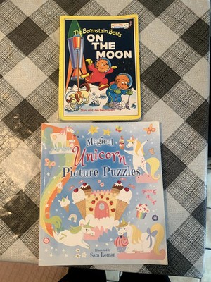 Magical Unicorn Picture Puzzles & Berenstain Bears on the moon bundle - Fast UK
